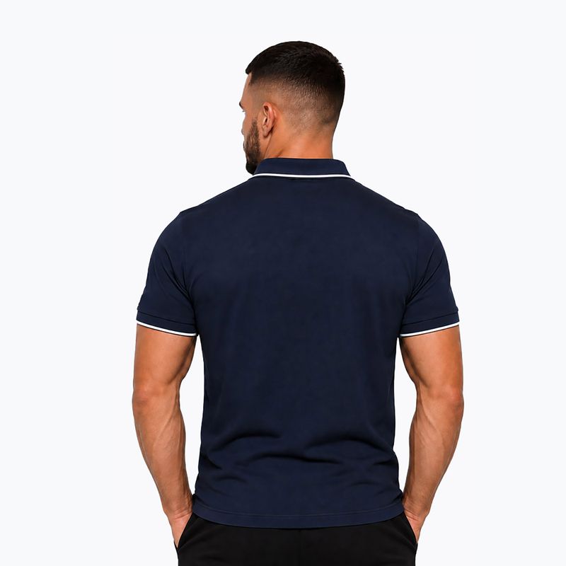 Pánske polo tričko Octagon Legion Tipped Small Logo 3D Polo dark navy 2