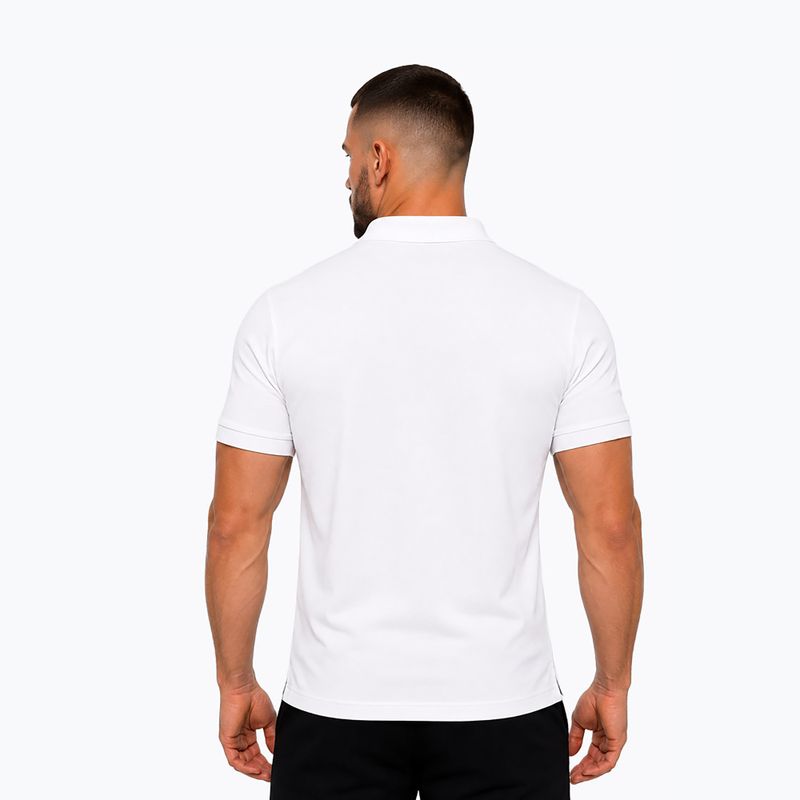 Pánske polo tričko Octagon Legion Small Logo 3D Polo white 2