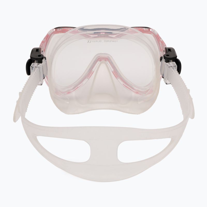 AQUA-SPEED detský potápačský set Enzo + maska Evo + šnorchel ružový 604 5