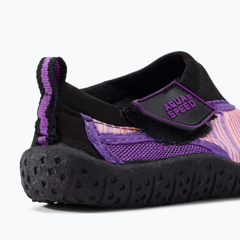 Detská obuv do vody AQUA-SPEED Aqua 2A black-pink 673 8