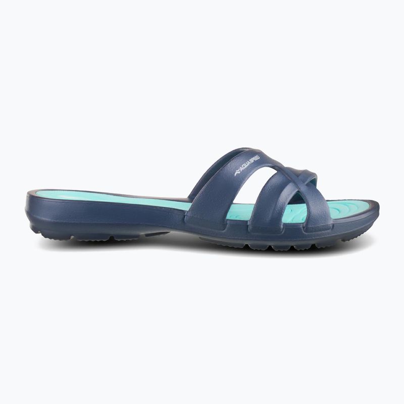 Dámske Šľapky  AQUA-SPEED Panama navy blue/blue 8