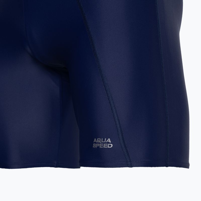 Pánske plavky AQUA-SPEED Long Jammer navy blue 4