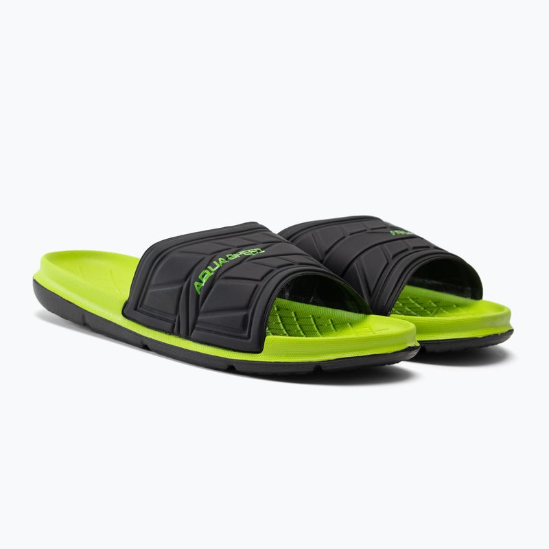 Žabky do bazéna AQUA-SPEED Aspen green-black 534 5