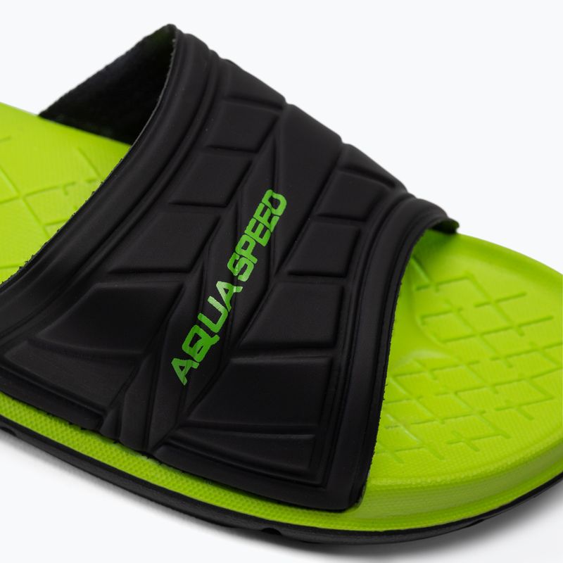 Žabky do bazéna AQUA-SPEED Aspen green-black 534 7