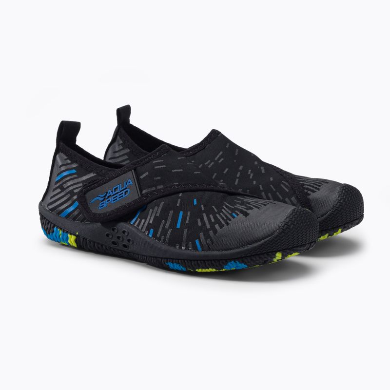Topánky do vody AQUA-SPEED TEGU black 639 5