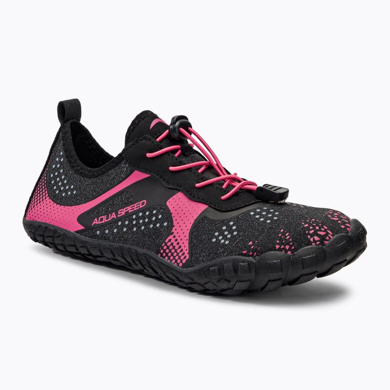 Dámska obuv do vody AQUA-SPEED Nautilus black-pink 637
