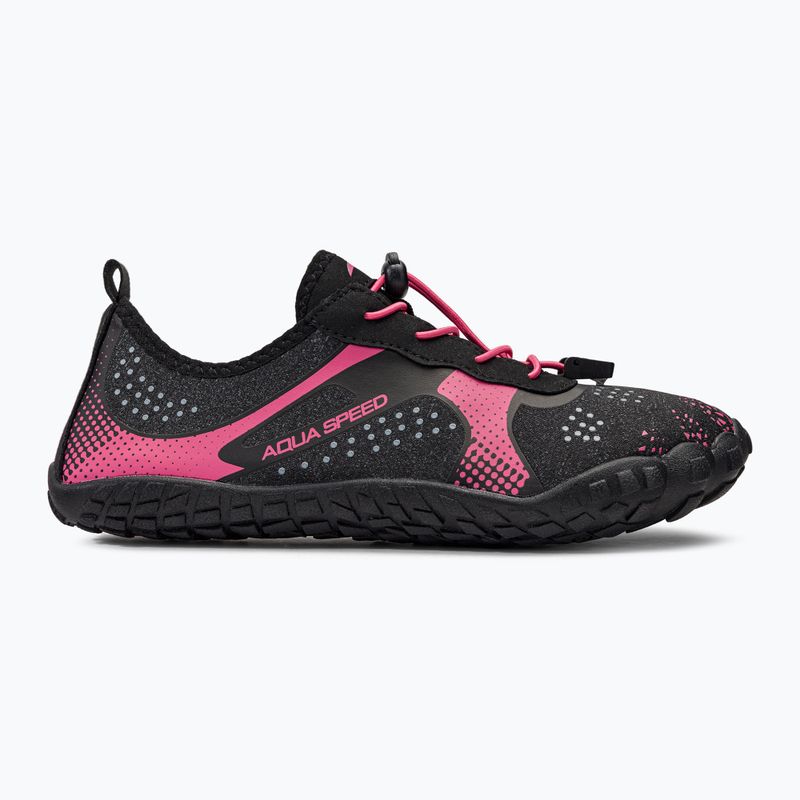 Dámska obuv do vody AQUA-SPEED Nautilus black-pink 637 2