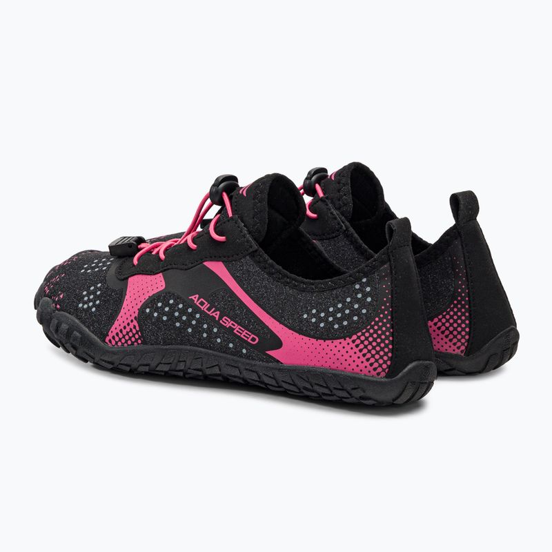 Dámska obuv do vody AQUA-SPEED Nautilus black-pink 637 3