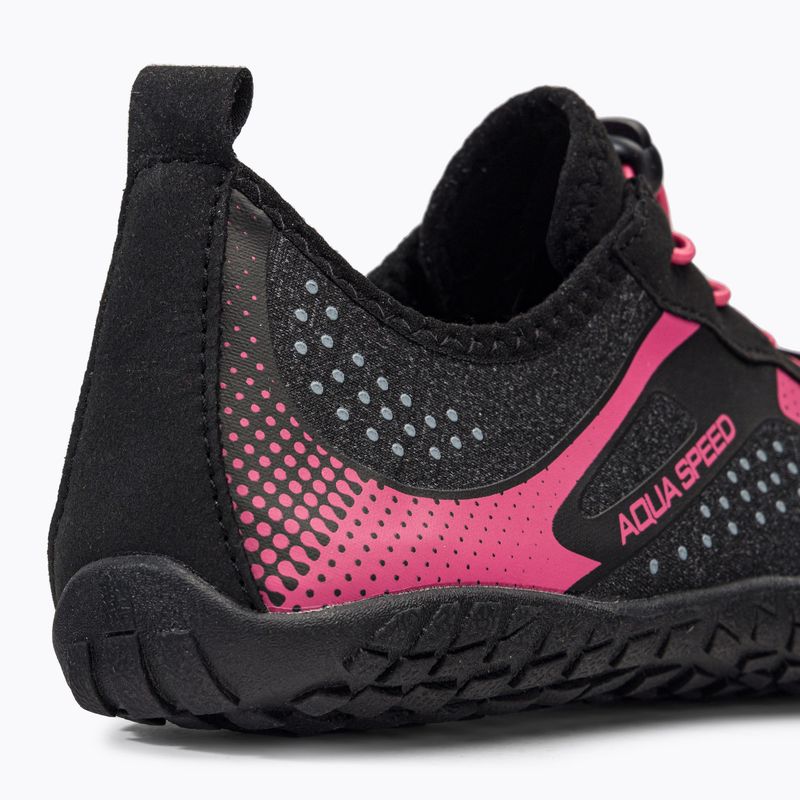 Dámska obuv do vody AQUA-SPEED Nautilus black-pink 637 9