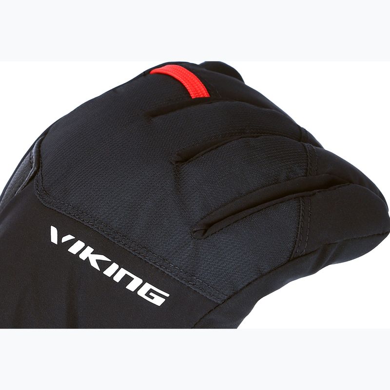 Pánske lyžiarske rukavice Viking Branson GTX black/red 4