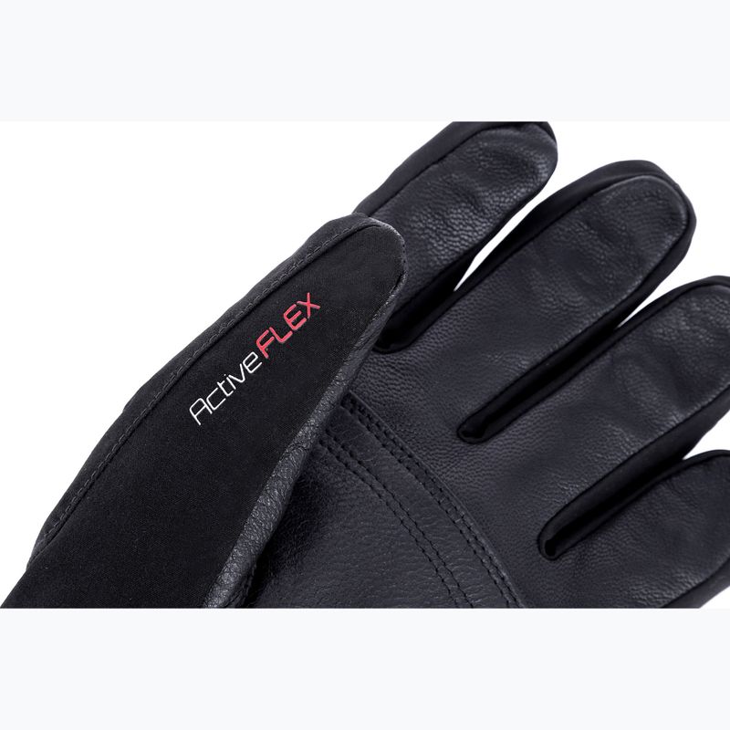 Pánske lyžiarske rukavice Viking Branson GTX black/red 6