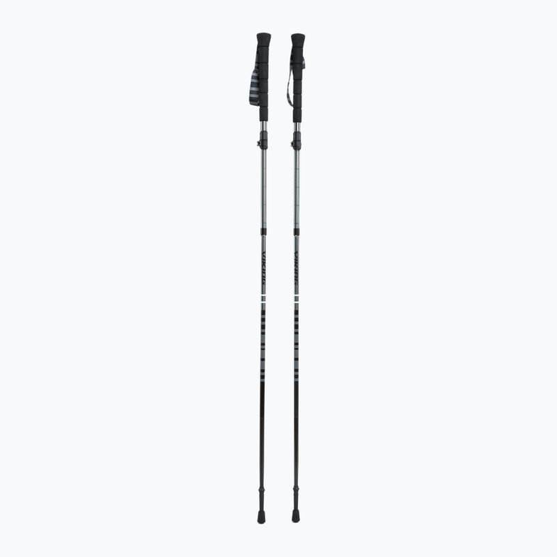 Trekingové palice Viking Kettera Pro Long Grip tmavo šedá / čierna