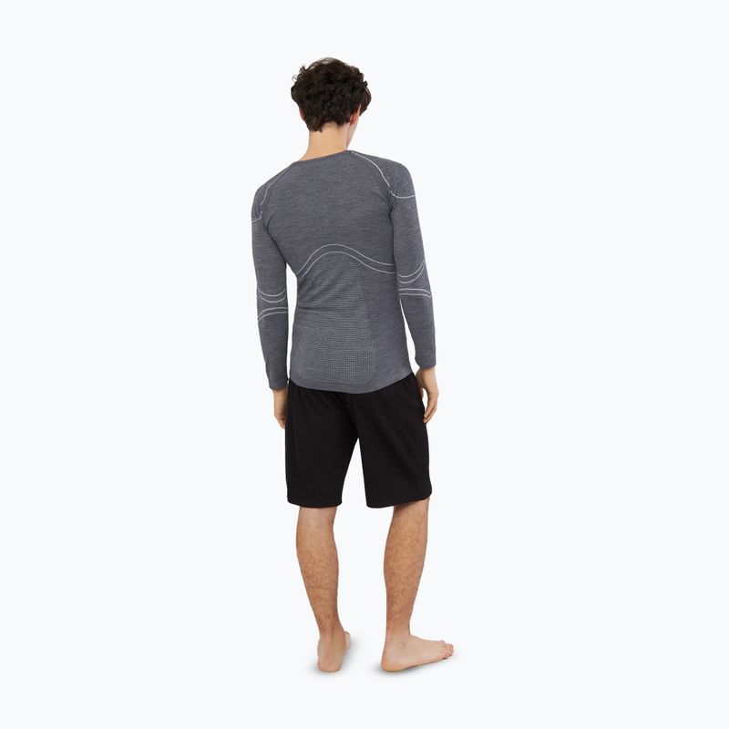 Pánska termoakčná mikina Viking Lan Pro dark grey/light grey 3