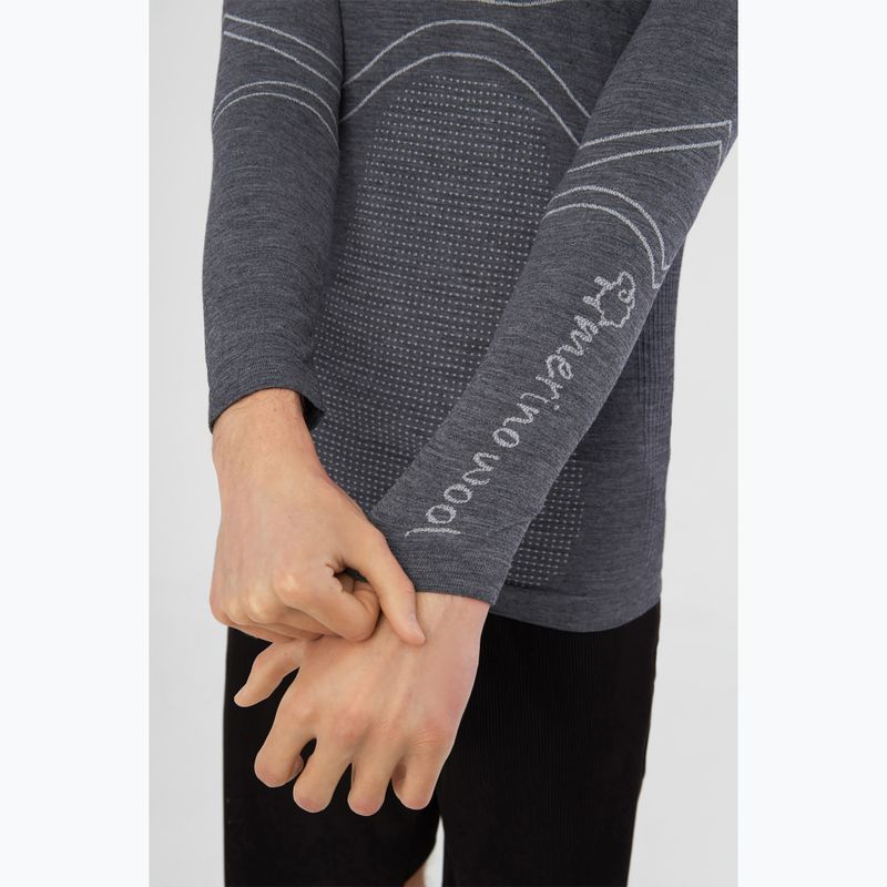 Pánska termoakčná mikina Viking Lan Pro dark grey/light grey 5