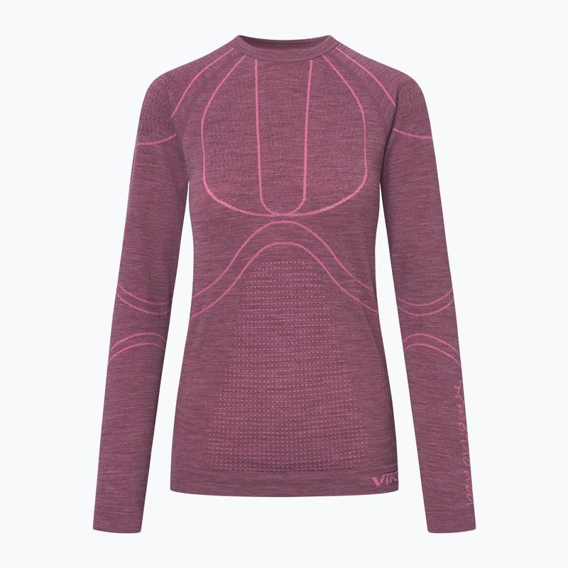 Súprava dámskej termo bielizne Viking Lan Pro claret/light pink 2