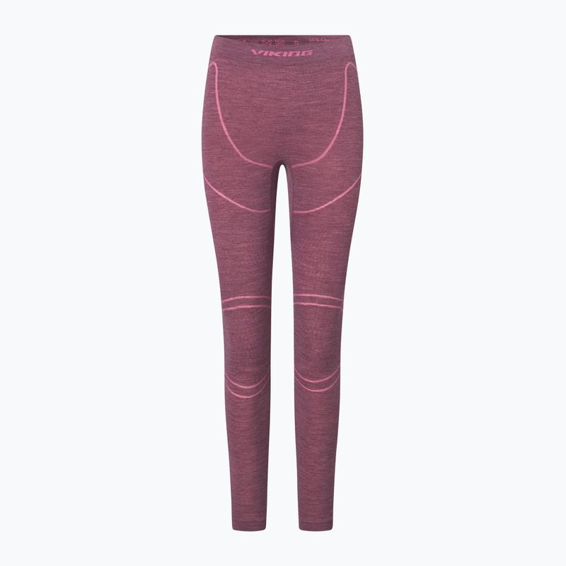 Súprava dámskej termo bielizne Viking Lan Pro claret/light pink 3