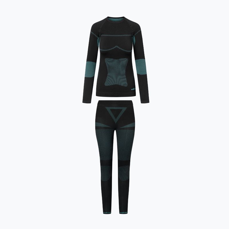 Dámsky termo set Viking Ilsa black/turquoise