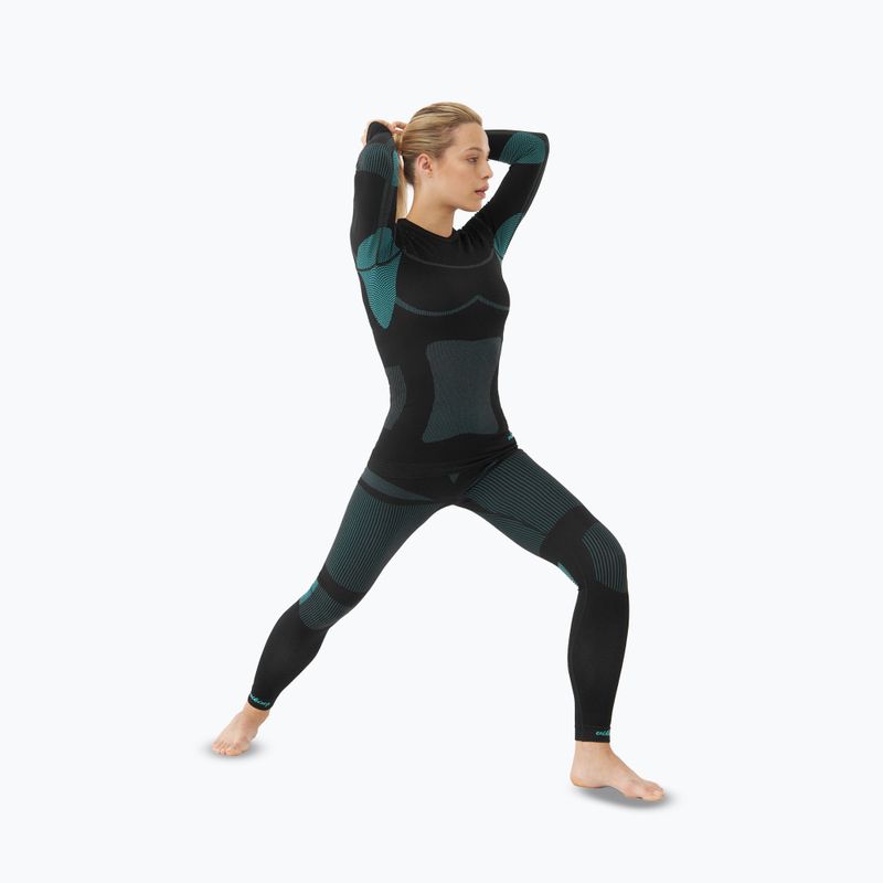 Dámsky termo set Viking Ilsa black/turquoise 5