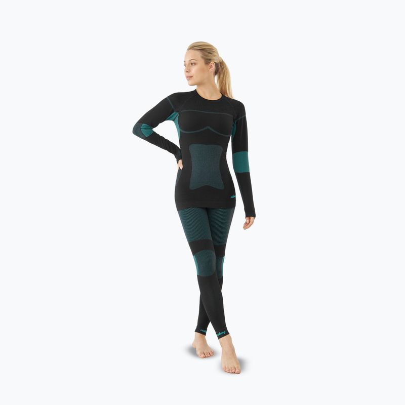 Dámsky termo set Viking Ilsa black/turquoise 7
