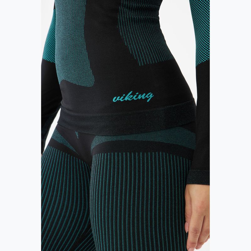 Dámsky termo set Viking Ilsa black/turquoise 12