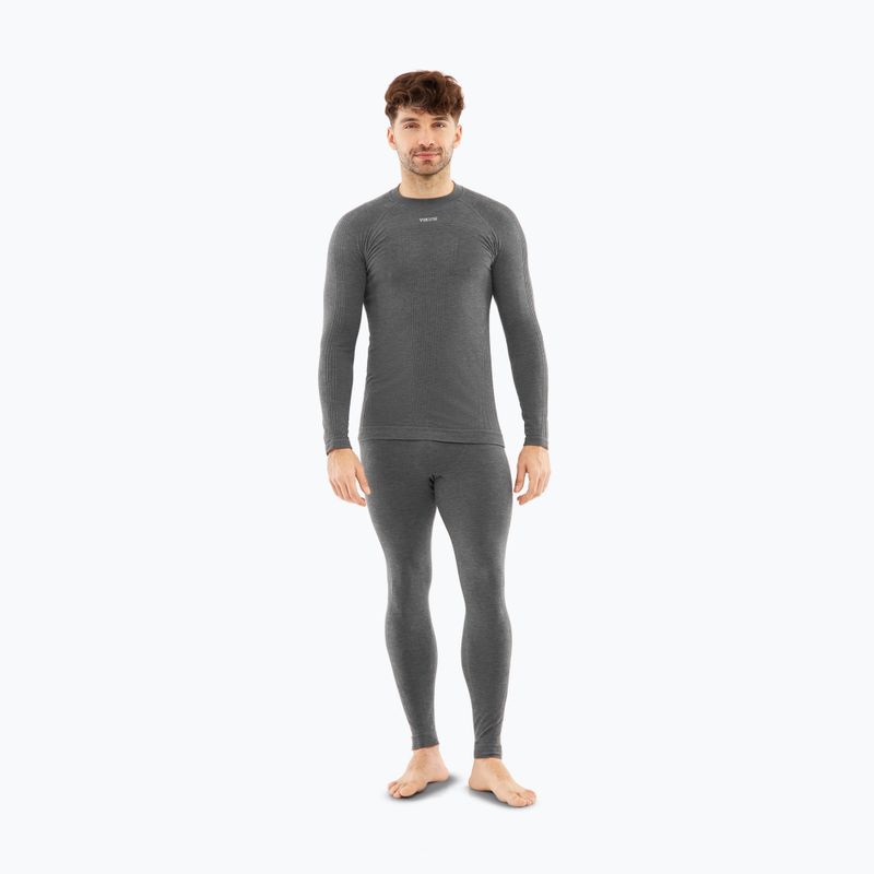 Pánska termoakčná mikina Viking Tende dark grey 2