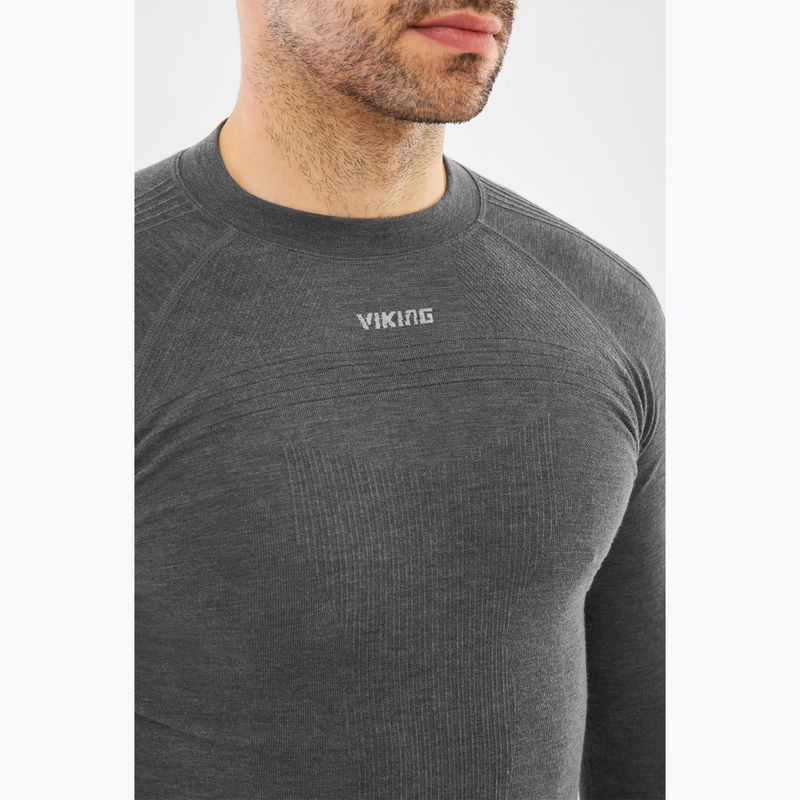 Pánska termoakčná mikina Viking Tende dark grey 4