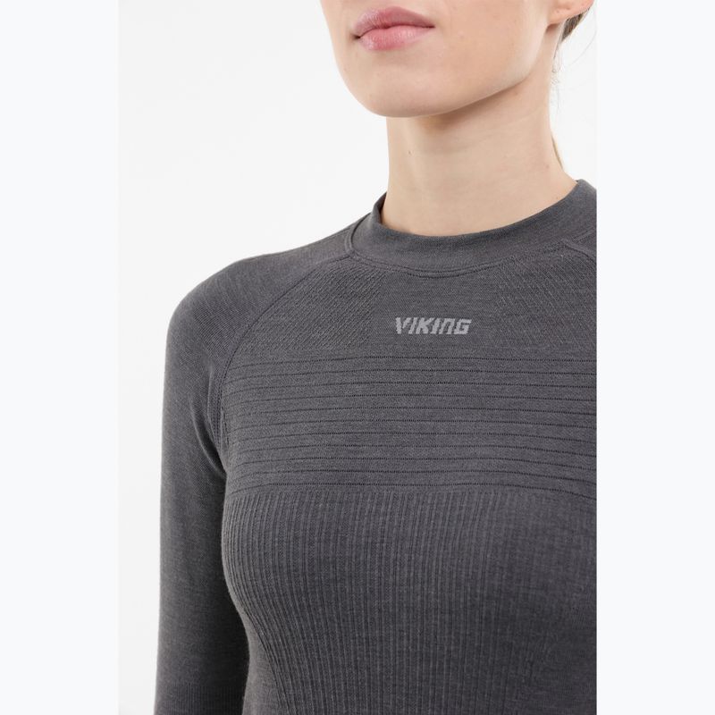 Dámska termoakčná mikina Viking Tende dark grey 4