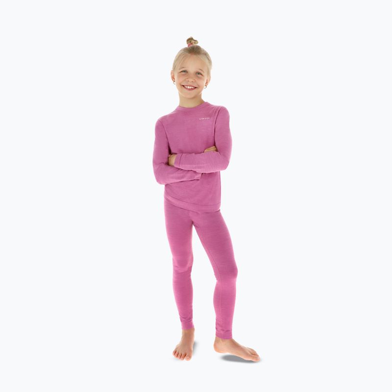 Detský termo komplet bielizne Viking Flam pink