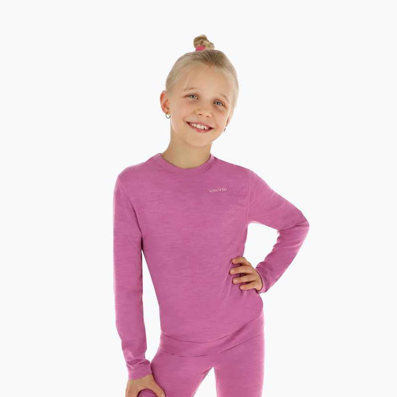 Detský termo komplet bielizne Viking Flam pink 3