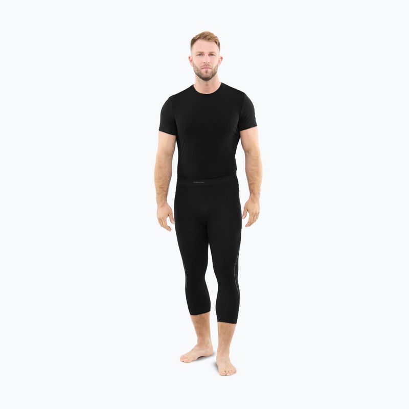 Pánske termo nohavice Viking Eiger 2.0 3/4 black/grey 2
