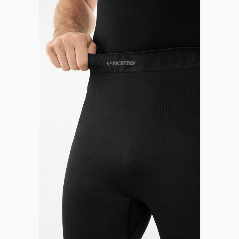 Pánske termo nohavice Viking Eiger 2.0 3/4 black/grey 5