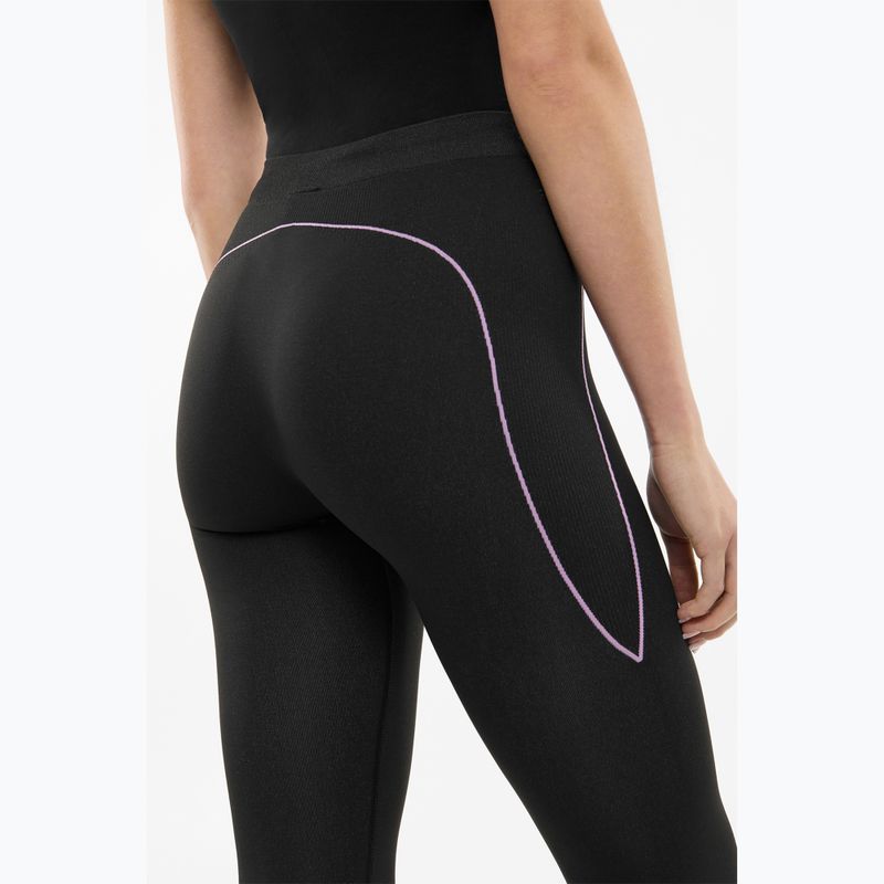 Dámske termo nohavice Viking Etna 2.0 3/4 black/purple 5
