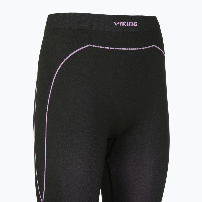 Dámske termo nohavice Viking Etna 2.0 3/4 black/purple 9