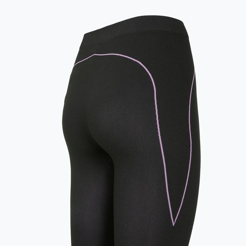 Dámske termo nohavice Viking Etna 2.0 3/4 black/purple 10