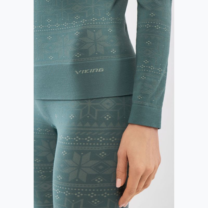 Dámsky komplet termo prádla Viking Sigrid green 5