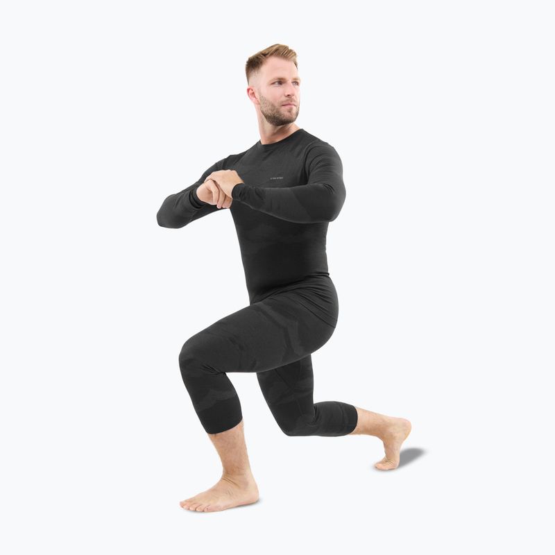 Pánsky komplet termo bielizne Viking Gasher 3/4 black 3