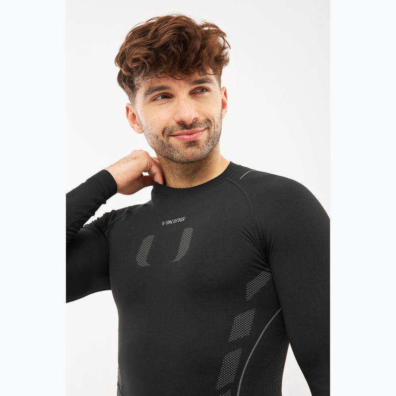 Pánska termoakčná mikina Viking Eiger 2.0 black/grey 4