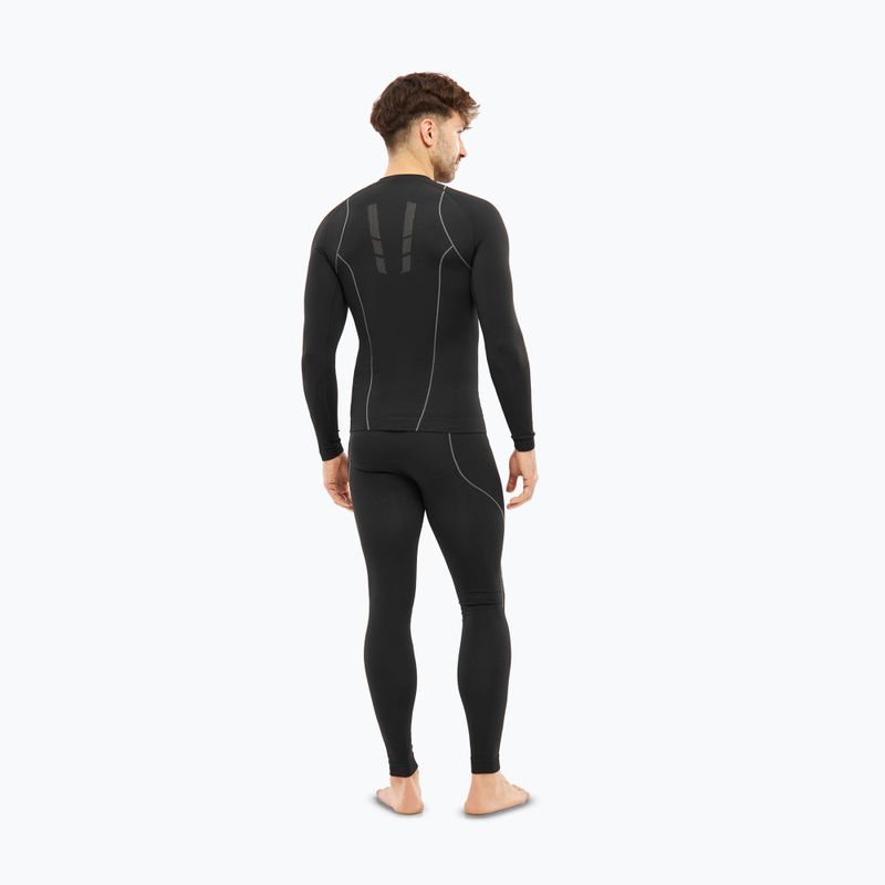Pánske termo nohavice Viking Eiger 2.0 black/grey 3