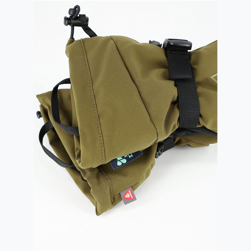 Lyžiarske rukavice Viking Norvik Pro Mitten Freeride olive/white 6