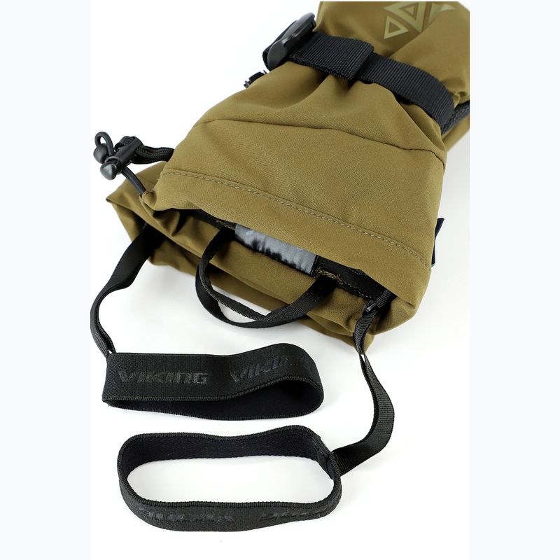 Lyžiarske rukavice Viking Norvik Pro Mitten Freeride olive/white 7