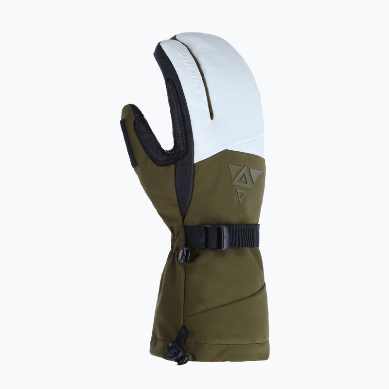 Lyžiarske rukavice Viking Norvik Pro Lobster Freeride olive/white 2