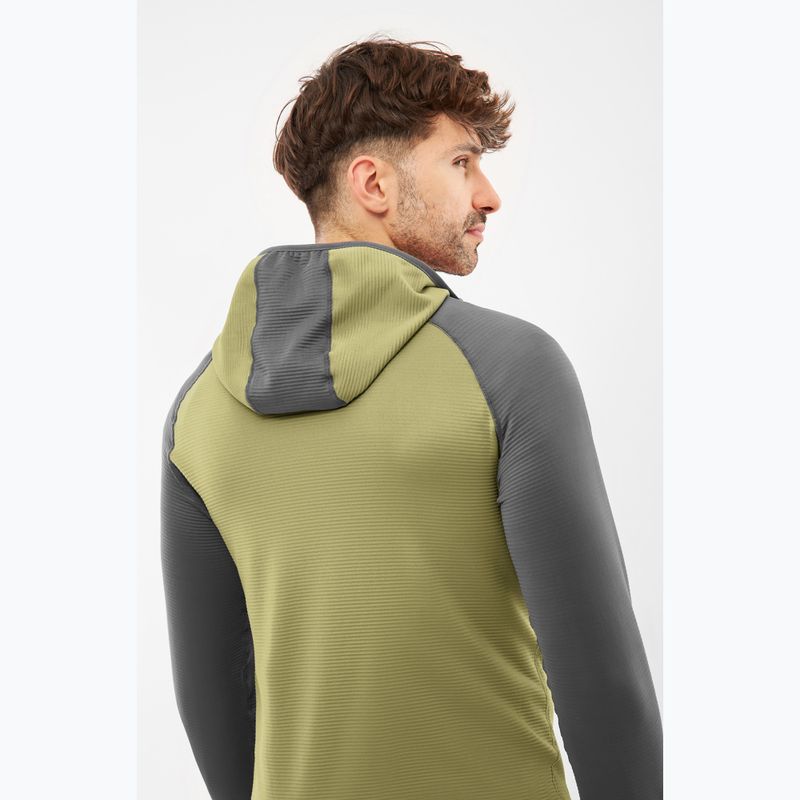 Pánska trekingová mikina Viking Birger Hoodie olive/dark grey 5