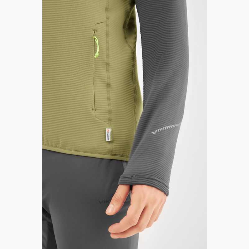 Pánska trekingová mikina Viking Birger Hoodie olive/dark grey 6