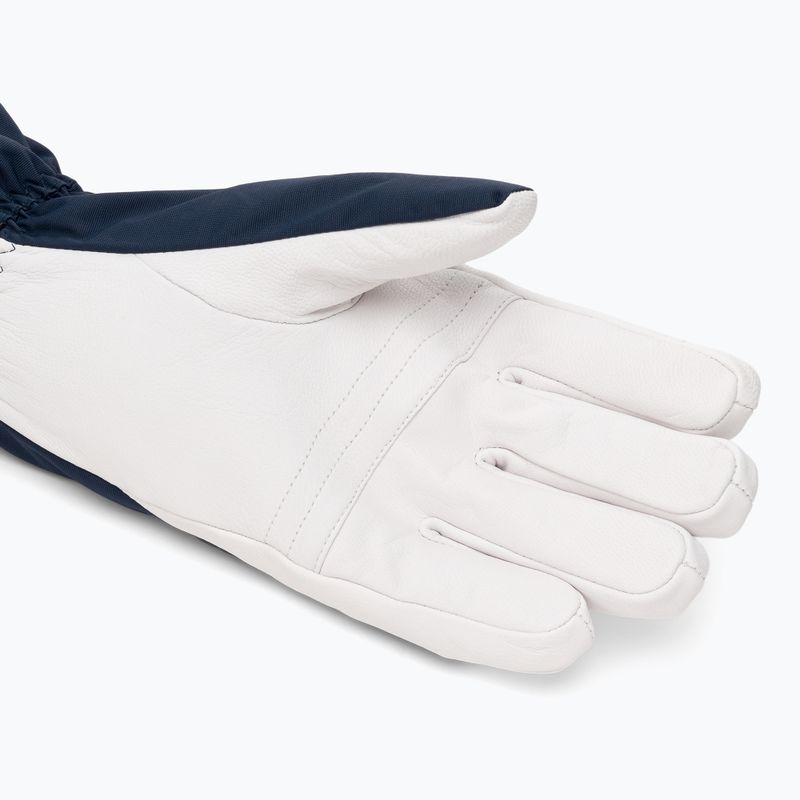 Pánske lyžiarske rukavice Viking Sven Ski navy/white leather 4