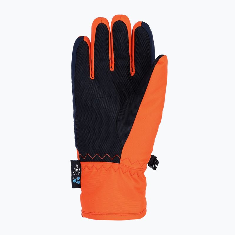 Detské lyžiarske rukavice Viking Flinx orange/navy 2