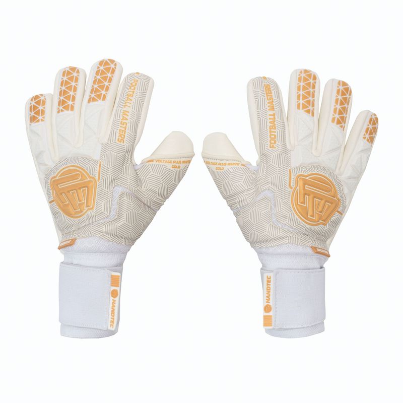 Football Masters Voltage Plus RF v 4.0 white and gold 1172-4 brankárske rukavice