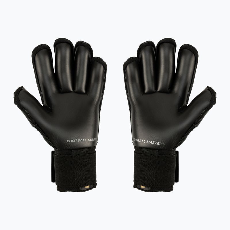 Detské brankárske rukavice Football Masters Voltage Plus RF v 4.0 black 1191-1 2