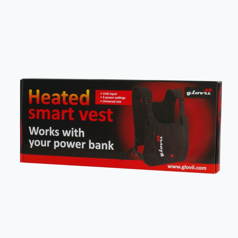 Vyhrievaná vesta Glovii GV1 čierna 8