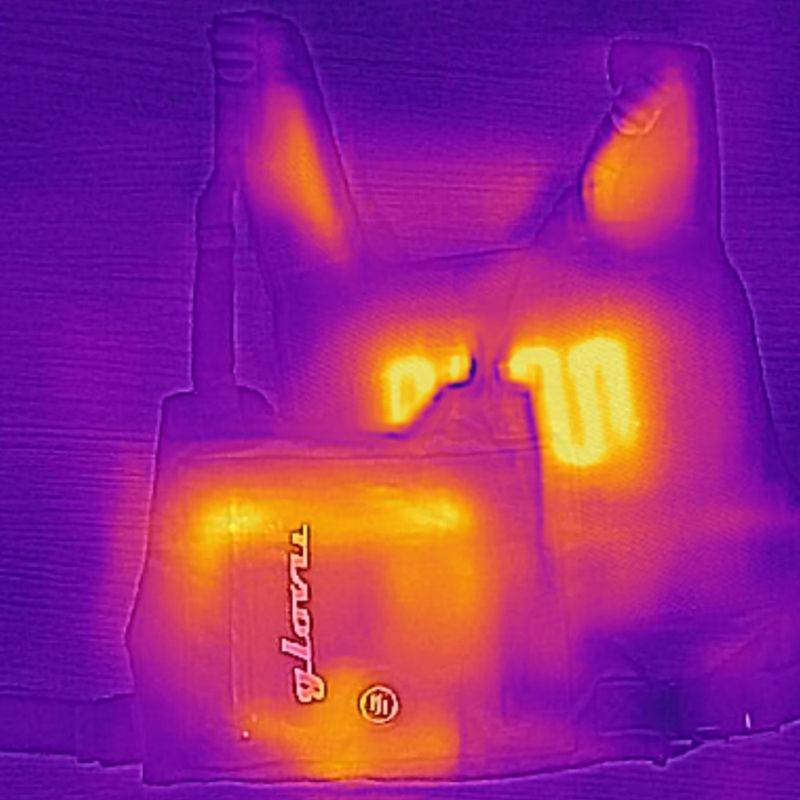 Vyhrievaná vesta Glovii GV1 čierna 10