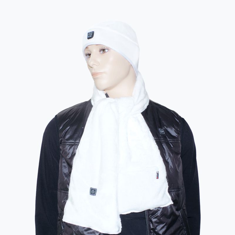 Glovii GA1W vyhrievaná šatka biela 9